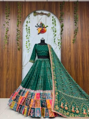 Alternative view of PRESENTING NEW NAVRATRI 2026 SPECIAL DESIGNER PRINTED LAHENGA CHOLI