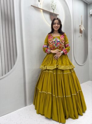 AK Creation is Launching Navratri Special Gamathi Work Lehenga choli