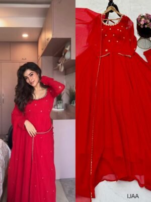 Real Modeling New Designer Party Gown & Dupatta Set