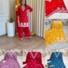 LAKHNAVI CORCET ON DEMAND PURE REYON FABRIC WID LAKHNAVI  STYLE WORK
