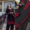 WOMEN FOX BLOOMING GEORGETTE EMBROIDERED KURTA SETS