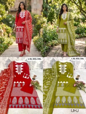 New Arrival: Premium Dabu Cotton 3-Piece Suit Set