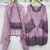 MADE PAKISTANI HEAVY HO WITH EMBROIDERY AND HAND KHATLI WORK 