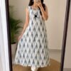 New Sleev Less Khadi Cotton Kurti With Pant