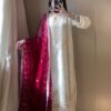 FESTIVAL SPECIAL HEAVY SEQUENCE EMBROIDERY ON SILK FABRIC TOP AND PLAZZO WITH DUPATTA SET