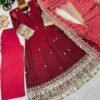 Trending Launching New Collection Beautiful Kids Gown Set Full Sttiched