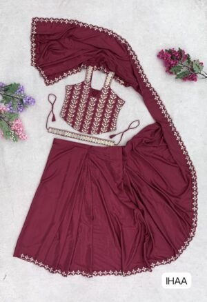 Alternative view of Experience effortless luxury with this premium ready-to-wear saree