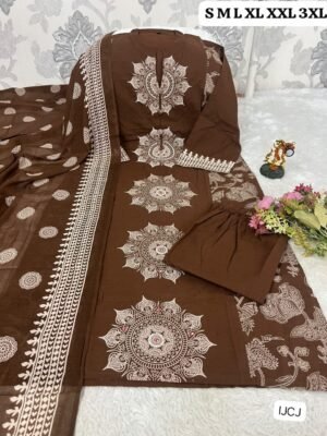Alternative view of New Arrival: Stunning Cotton Mandala Kurta Set