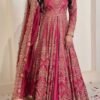 Simmer Silk with Heavy Embroidery Sequence Work With  Sleeves