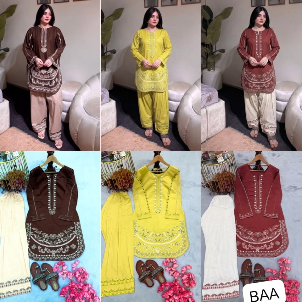 Đěsigner Party Wear Look Roman Silk & Farshi Palazzo Set - Image 3