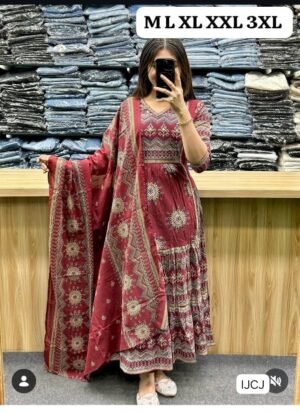 Alternative view of New Arrival: Maya Anarkali Set