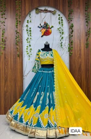 Alternative view of PRESENTING NEWLY NAVRATRI 2026 SUPERB  QUALITY DESIGNER PRINTED LAHENGA CHOLI
