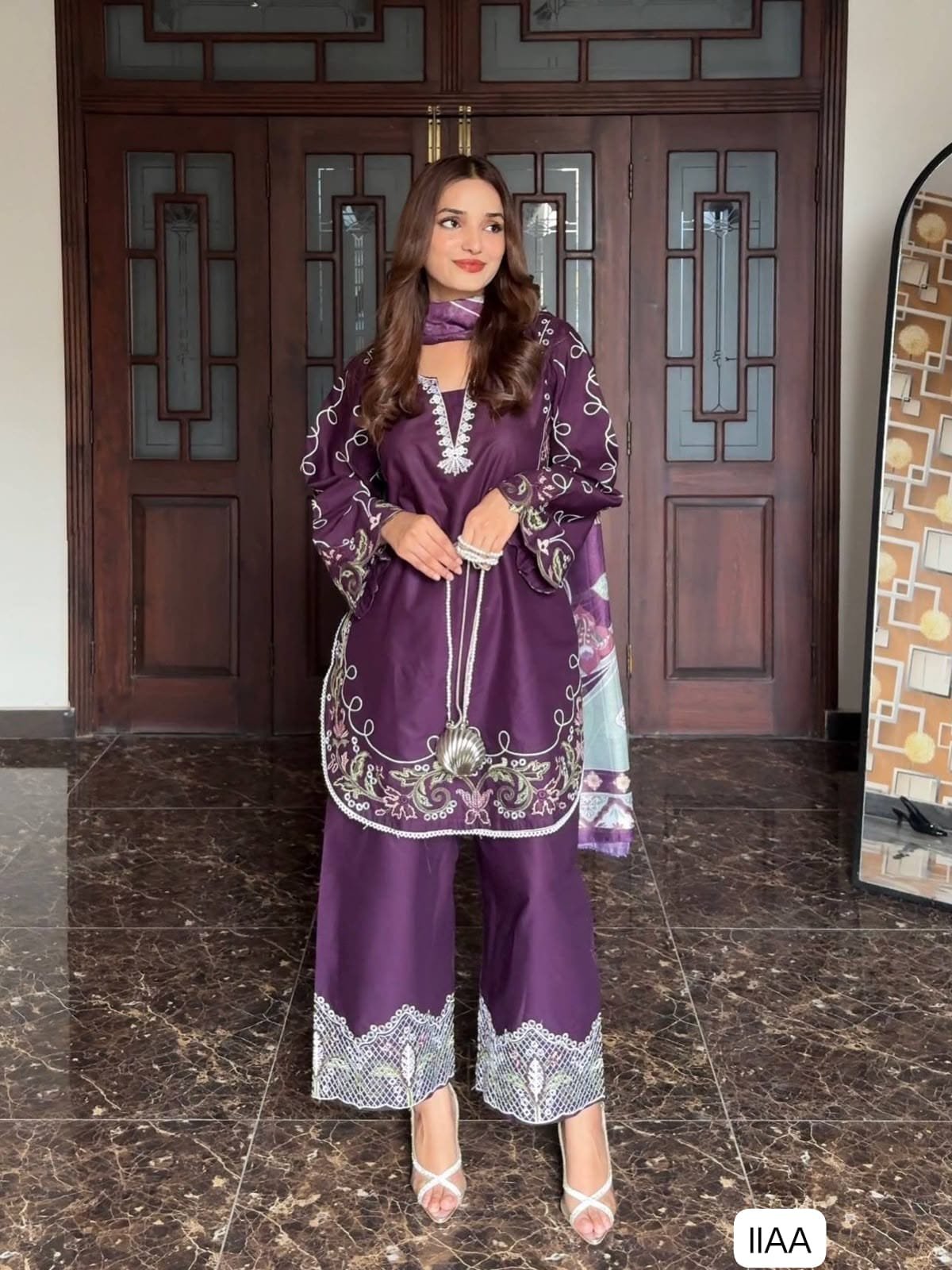ENHANCE THE BEAUTY OF YOUR WARDROBE WITH THIS NEWLY LAUNCHED KURTI & PLAZZO SET