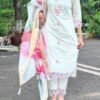 PURE VISCOSE CHANDERI WITH SEQUENCE EMBROIDERY WORK
