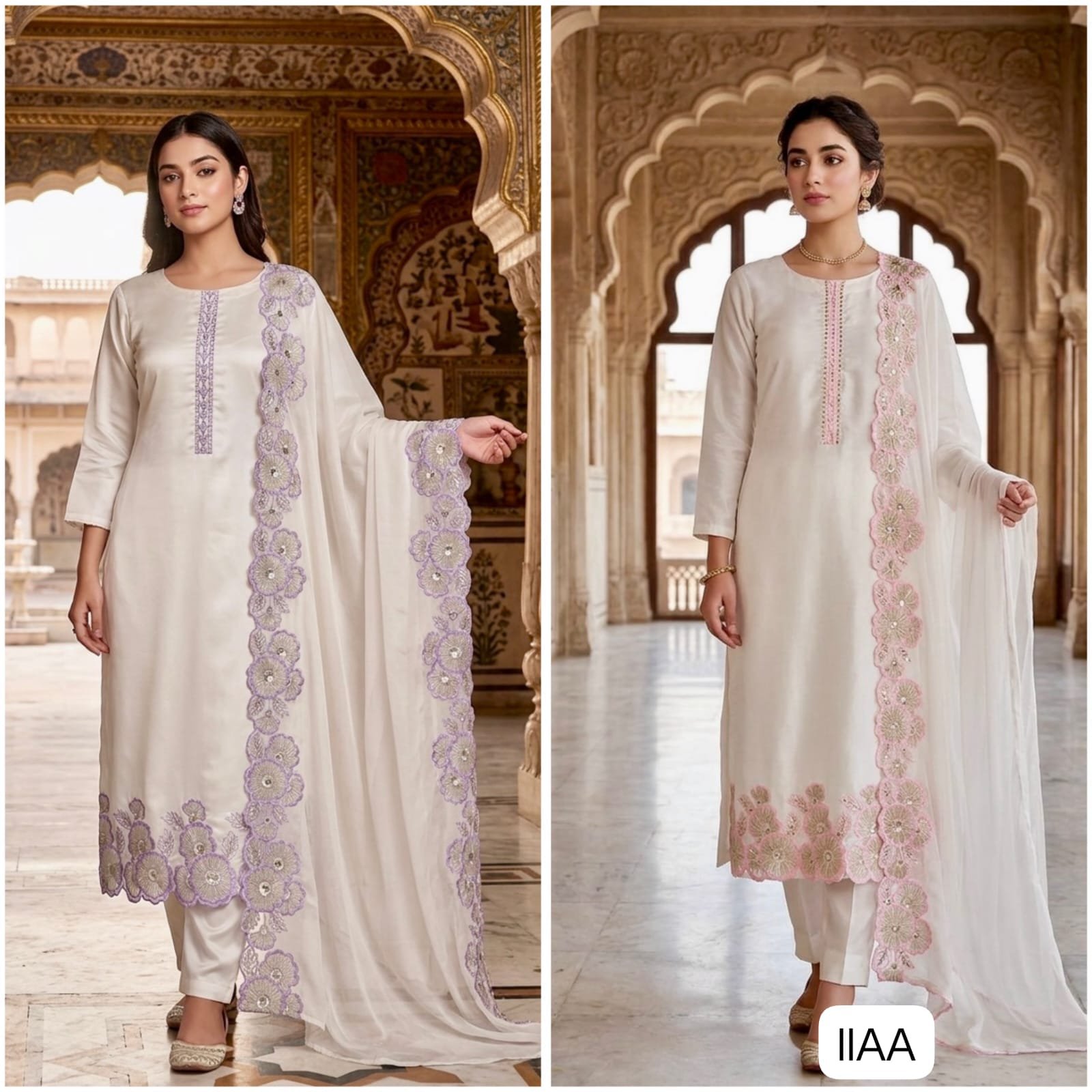LAUNCHING NEW TRANDING COLLECTION 3 PIECE FANCY LONG KURTI WITH PANT AND BEAUTIFUL DUPATTA - Image 3