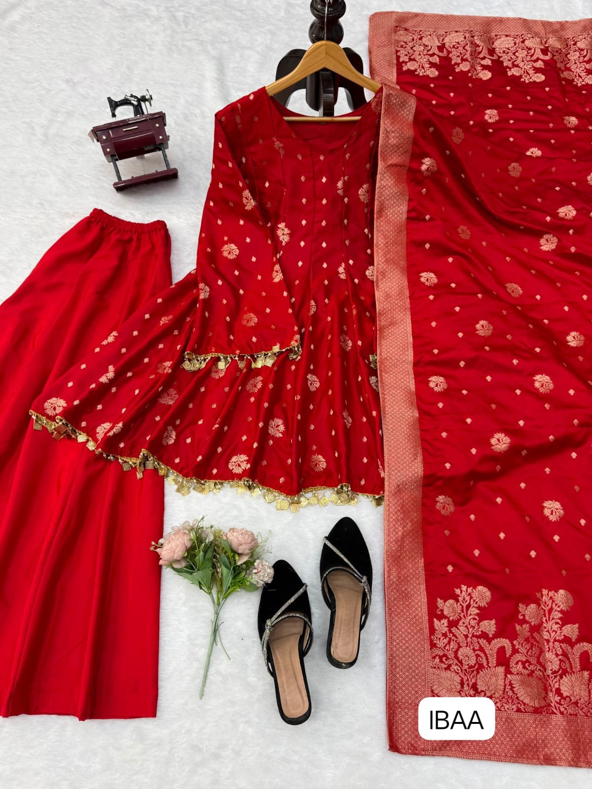 Step into effortless charm with our exclusive 3-piece set – crafted for comfort, stitched with grace. - Image 2