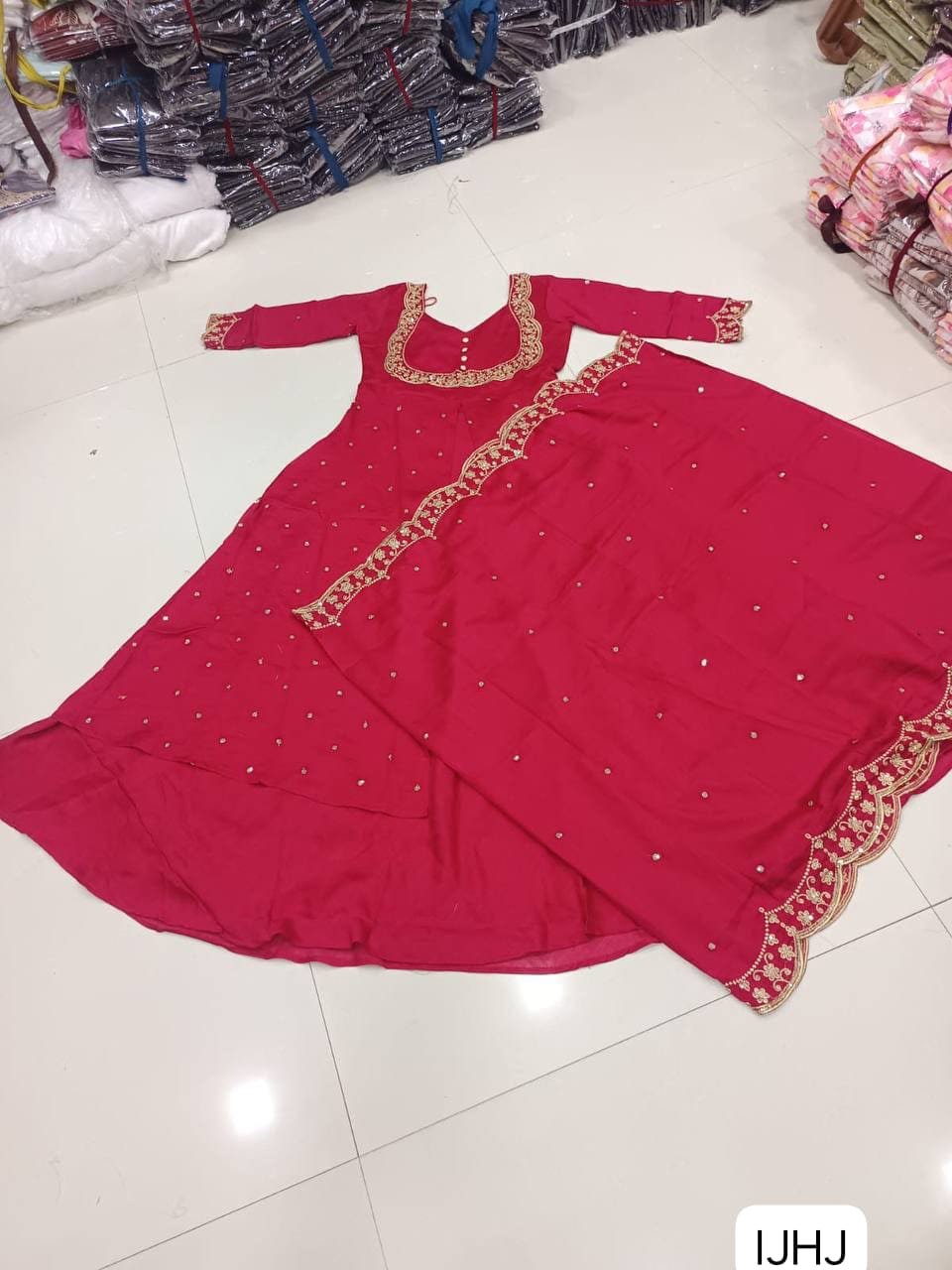 New TRENDING DESIGN kurti,Lahenga,Dupataa-Vichitra Silk - Image 2