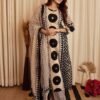 Step into timeless elegance with this beautiful Ajrakh handblock printed suit set