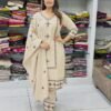 Morgan Silk Digital Print Kurti With Pant With Dupatta 