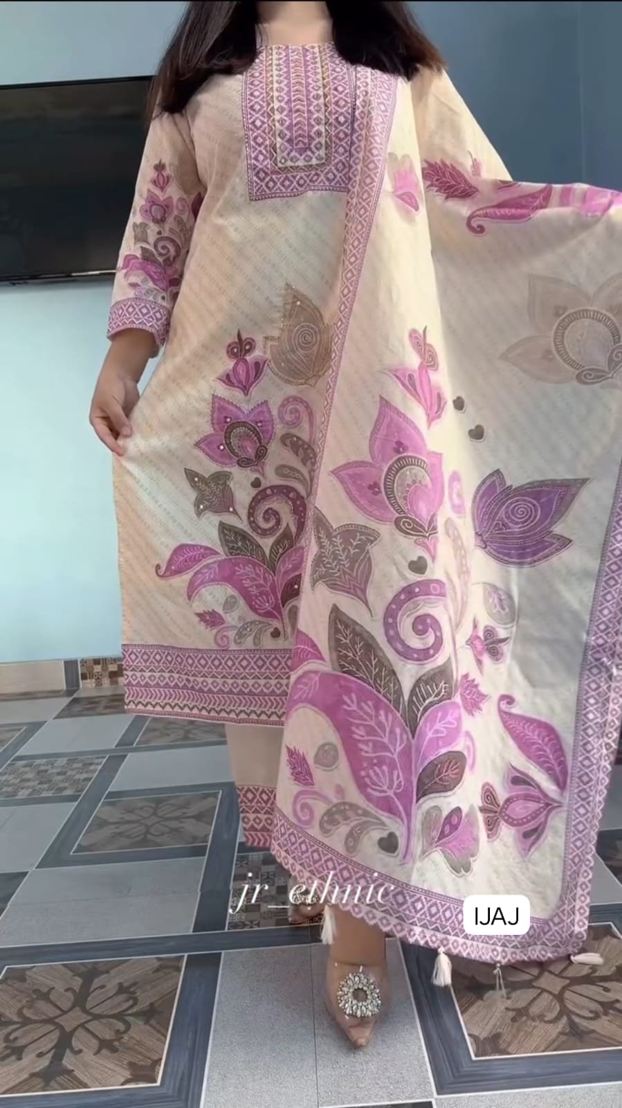Elevate your everyday style with this elegant floral printed cotton suit set. Crafted from soft, breathable premium cotton, it’s perfect for daily wear, office, casual outings, and festive occasions