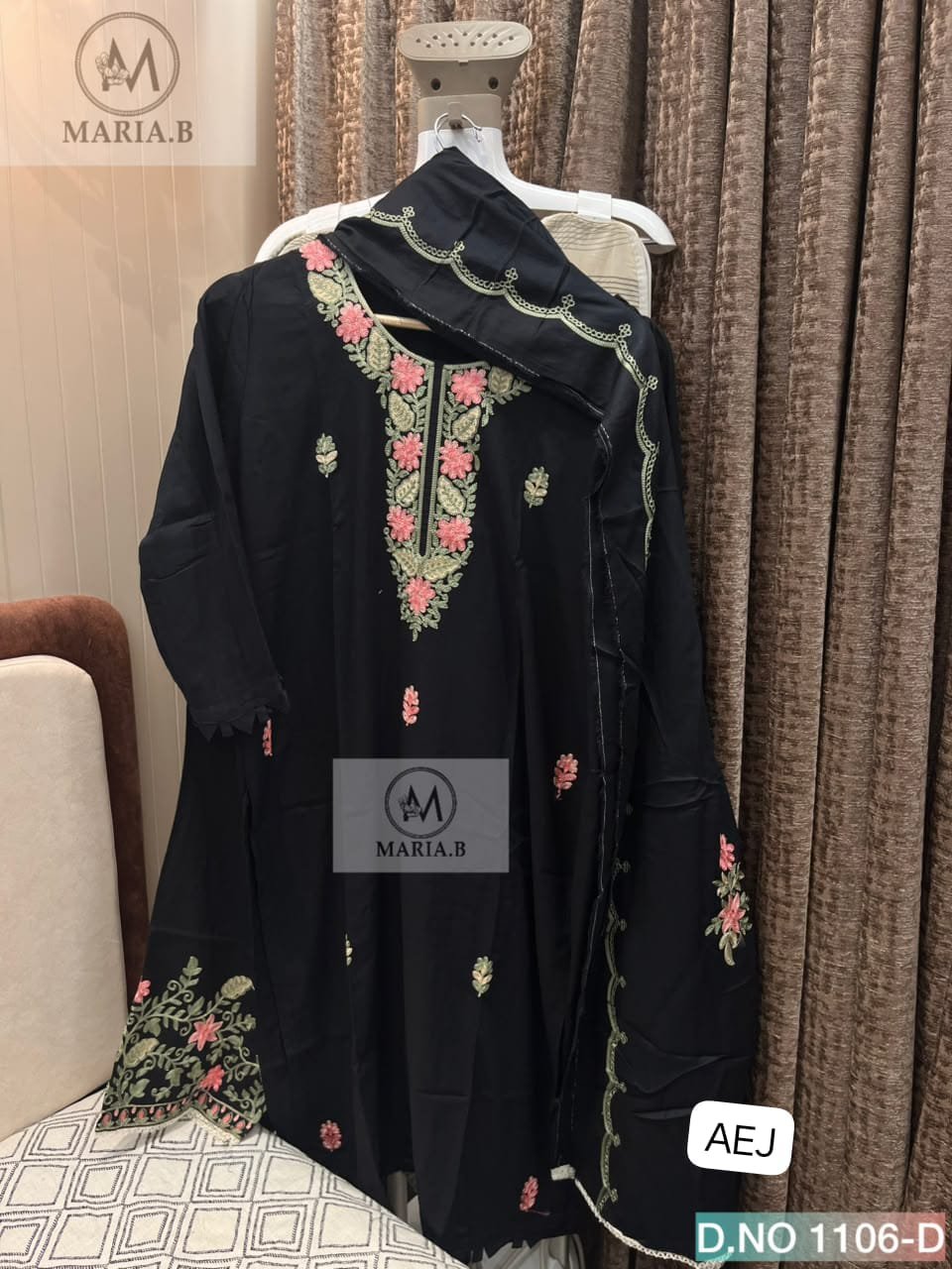 FULL STITCHED RAYON TOP WITH BEAUTIFUL WORK WITH PATTERN IN SLEEVES AND DAMAN