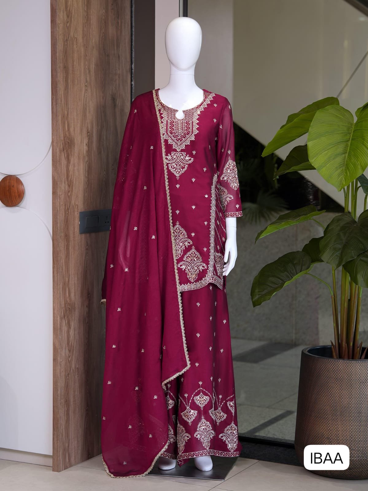 Premium RANGOLI CRUSH with Heavy Embroidery & Sequence Work - Image 2