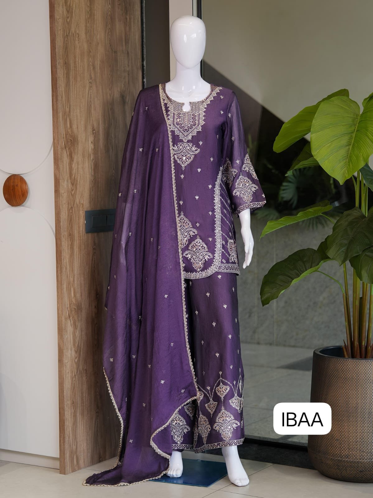 Premium RANGOLI CRUSH with Heavy Embroidery & Sequence Work - Image 4