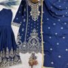 Upcoming New Ready To Wear Collection 3 Piece Fancy Top With Beautiful Sharara And Dupatta