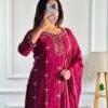 NEW ĐĚSIGNER PARTY WEAR TOP AND PANT WITH FANCY DUPPATA AND EMBROIDERY WORK