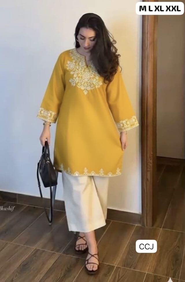 Premium Cotton Embroidered Co-ord Set - Image 3