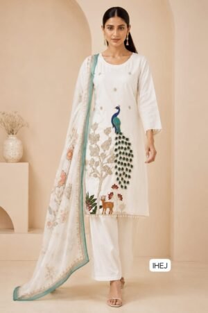 NEW HEAVY EMBROIDERY DESIGNER 3 PIS SET