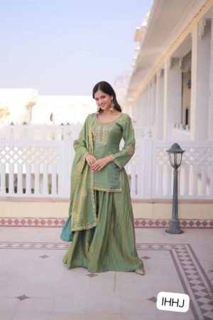 WOMEN'S PURE FRENDY SILK SARARA SET'S