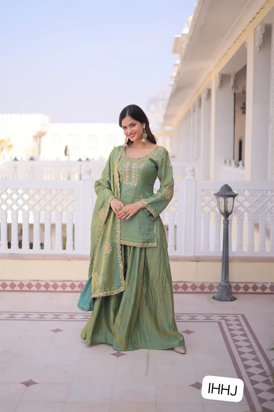 WOMEN'S PURE FRENDY SILK SARARA SET'S