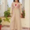 Đěsigner Party Wear & Festival Look Pur Golden Tissue Salsa Three Piece Kurta set