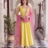 Designer Full Flair Long Anarkali Gown set