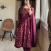 Women's printed cotton  kurta & pant or dupatta set 