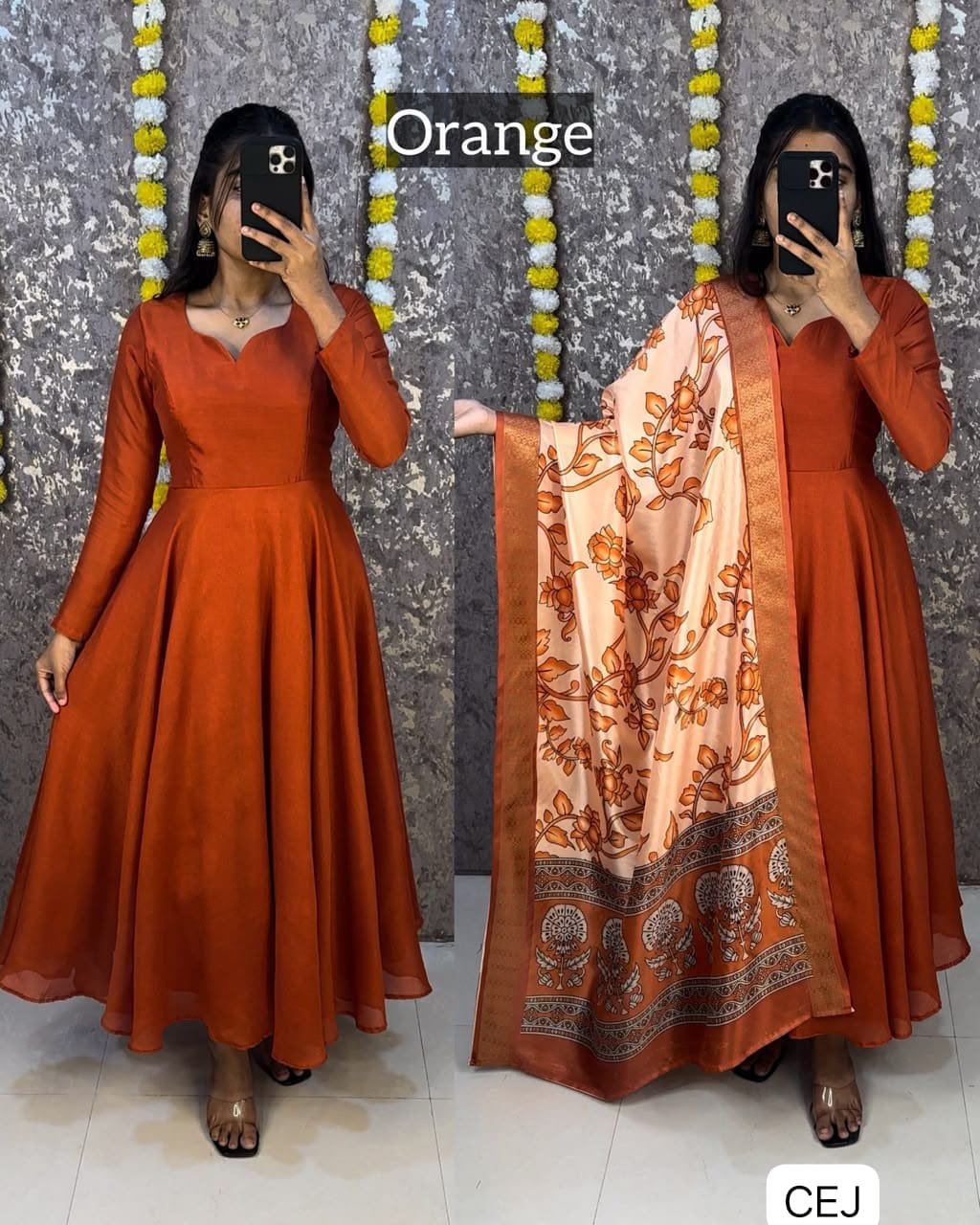 Mox Creation Launching Beautiful Anarkali with trending kalamkari dupatta - Image 2