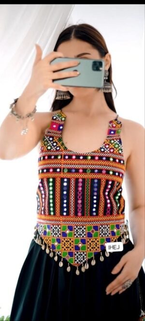 Alternative view of HERE, OUR EXCLUSIVE REAL MODELING LEHENGA CHOLI SET