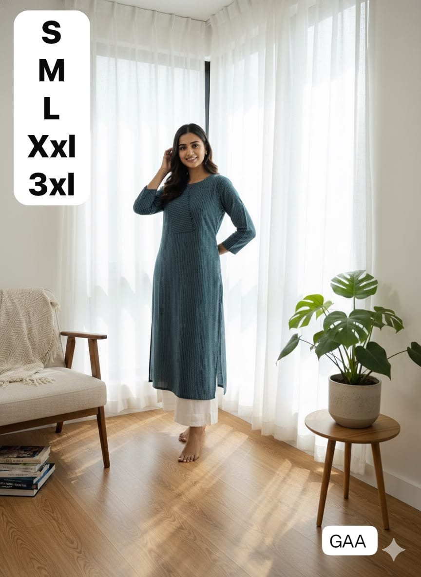 New Designers Kurti with Stitching Patterns