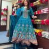 NEW ARRIVALS  RAJASTHANI FULL ANARKALI LATKAN LACE ROUND SET