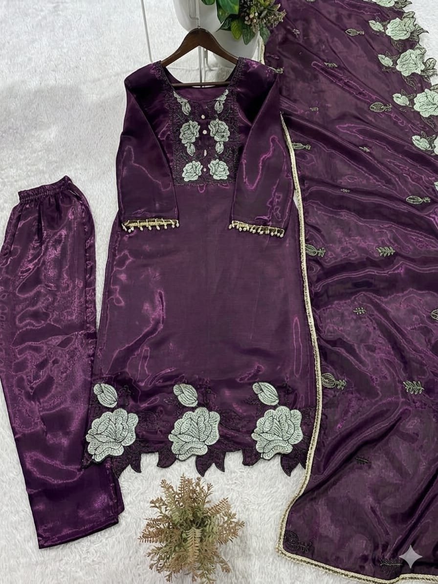 THIS WEDDING SEASON, TRY OUR DESIGNER EMBROIDERED CUT WORKED SUIT - Image 11