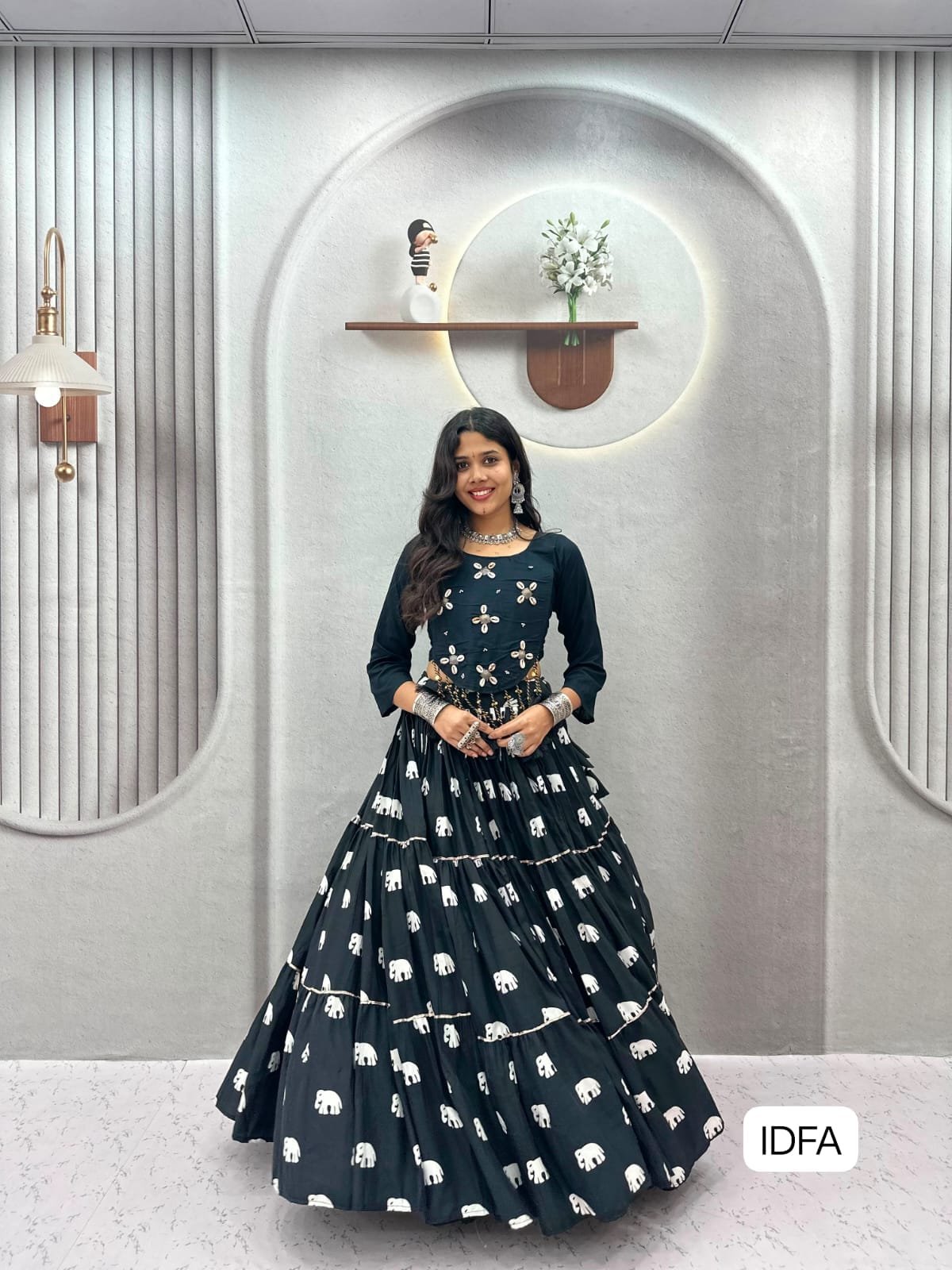 AK Creation is Launching Navratri Special Hand Work Lehenga choli