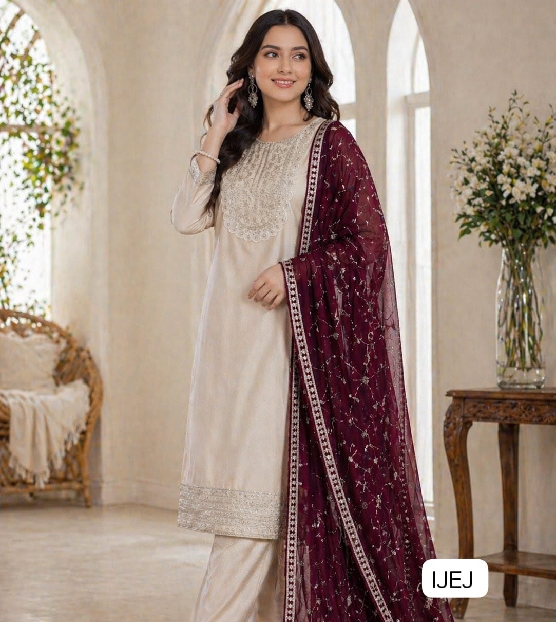 WOMEN'S PURE VICHITRA SILK KURTA SETS