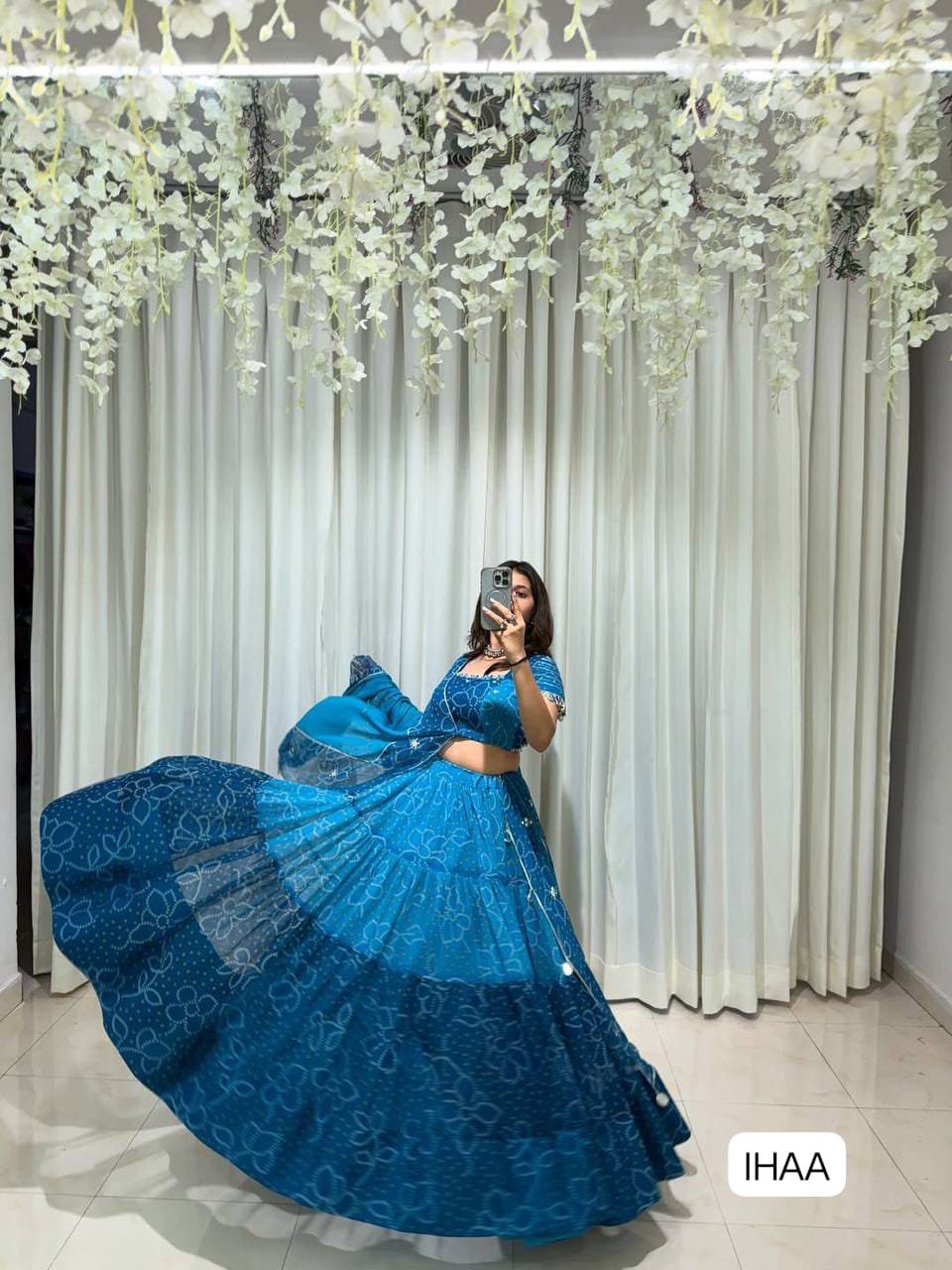 FOR THIS UPCOMING NAVARATRI SEASON OUR EXCLUSIVE FULL STITCHED LEHENGA CHOLI