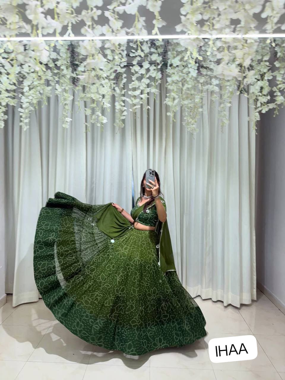 FOR THIS UPCOMING NAVARATRI SEASON OUR EXCLUSIVE FULL STITCHED LEHENGA CHOLI - Image 3