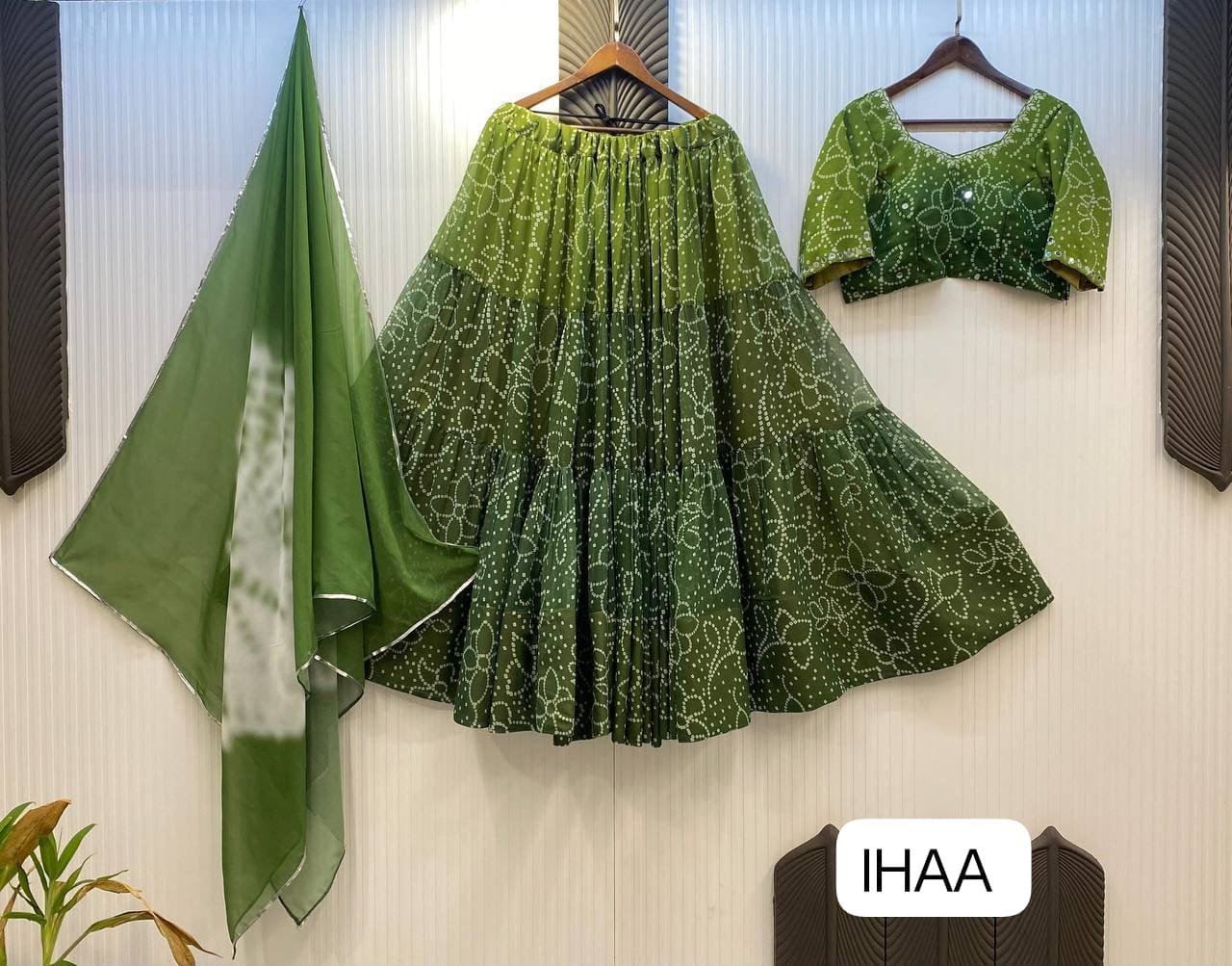 FOR THIS UPCOMING NAVARATRI SEASON OUR EXCLUSIVE FULL STITCHED LEHENGA CHOLI - Image 4