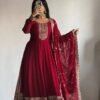 AK-Series New Designer Party Gown  & Dupatta Set