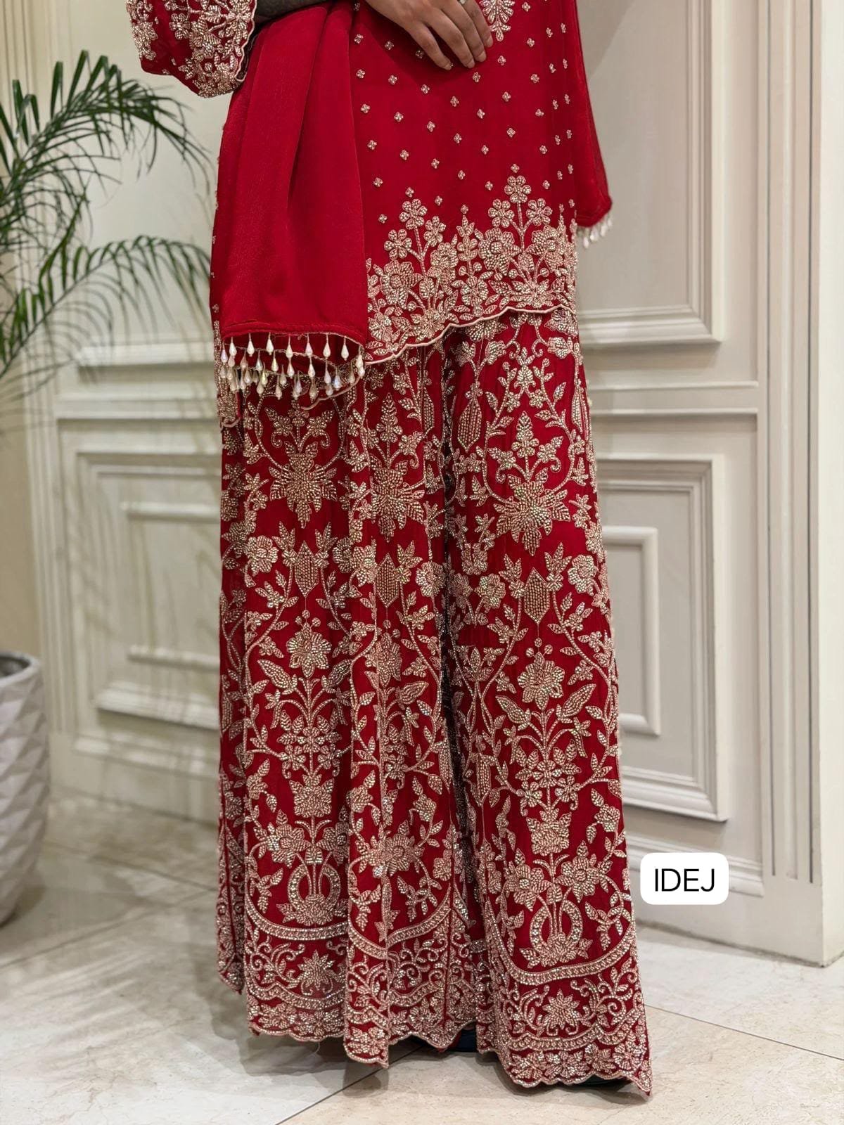 ENHANCE THE BEAUTY OF YOUR WARDROBE WITH THIS NEWLY LAUNCHED KURTI , PLAZZO & DUPATTA SET - Image 2