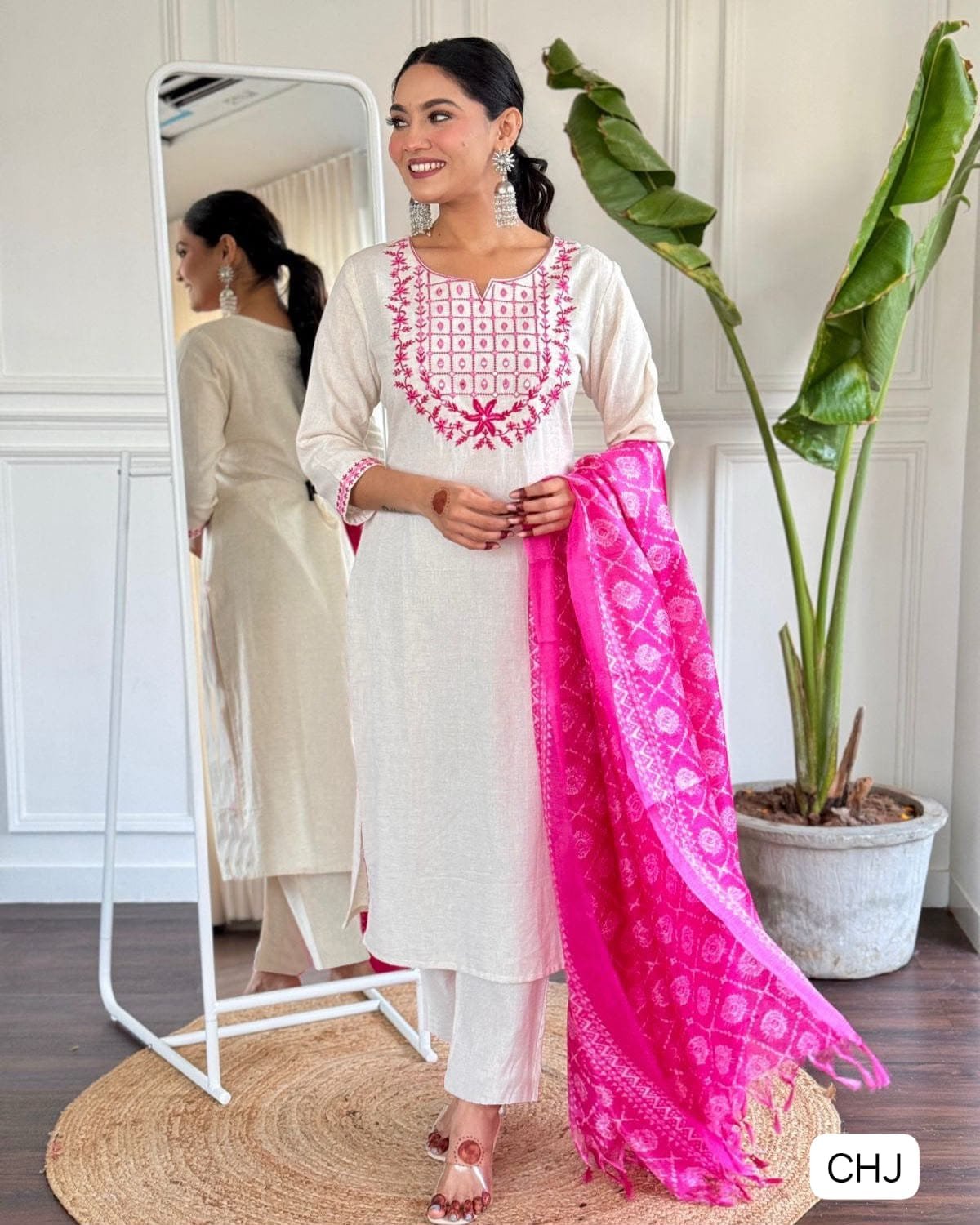 New Designers Kurti Pent Dupatta Set