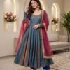 Designer Full Flair Long Anarkali Gown set